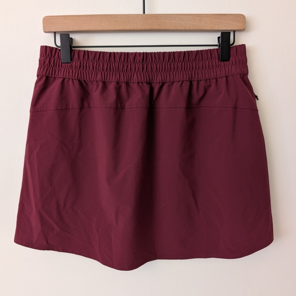 Athleta Womens Small Burgundy Athletic Skirt Activewear Athleisure Golf Tennis - Picture 4 of 6